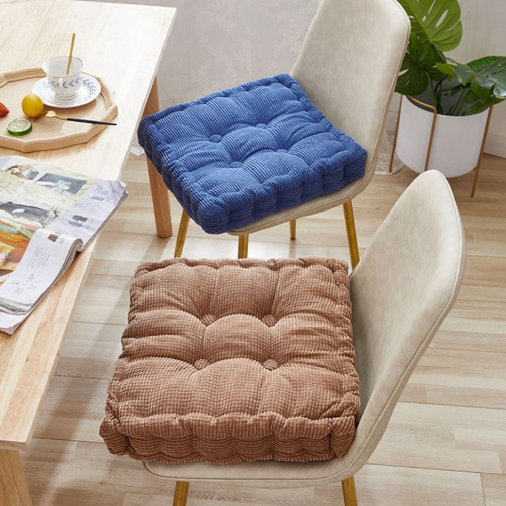 Floor Cushion Pouf - Meditasyon için kare yer minderi, zeminde