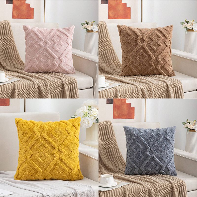 Pillow Insert 18X18 - Ekleme Yok Dokuma Peluş Yastık Kılıfı