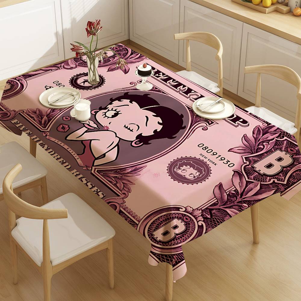 Home Textiles Today News - B-Betty Girl B-Boop Masa Örtüsü Noel