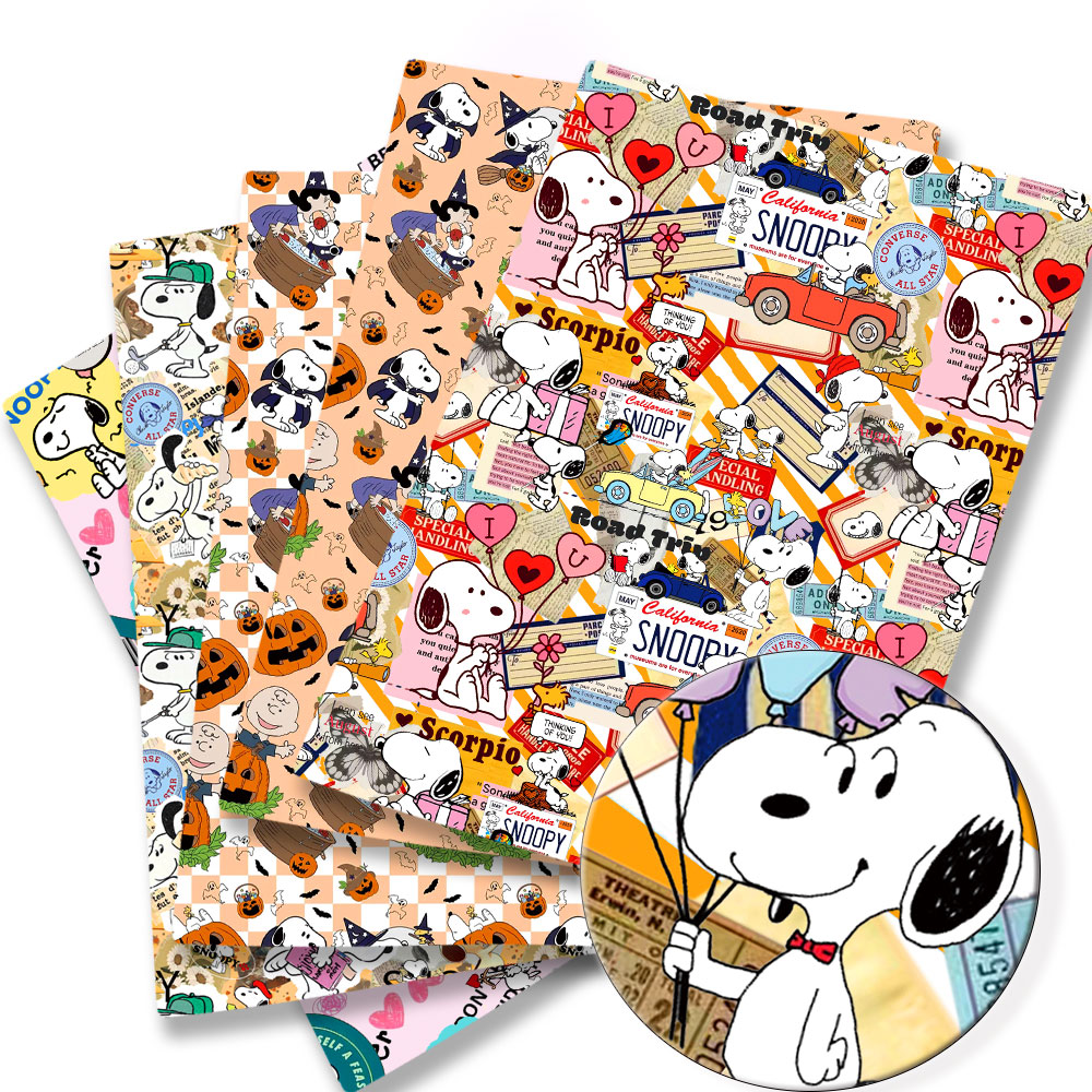 Home Textiles Curtains - TAKARA TOMY Snoopy kumaş140x50CM Karikatür Polyester