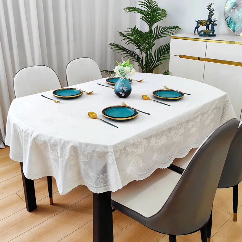Home Textiles Today News - Yeni PVC Oval Su Geçirmez Masa
