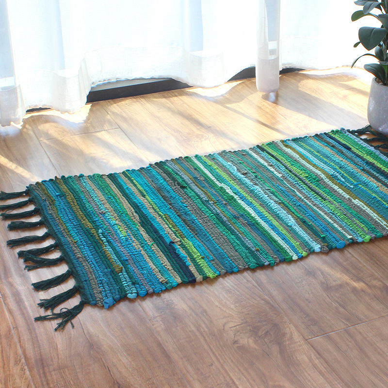 Japanese Home Textiles - Vintage Ahşap Desenli Paspaslar Giriş Kapısı
