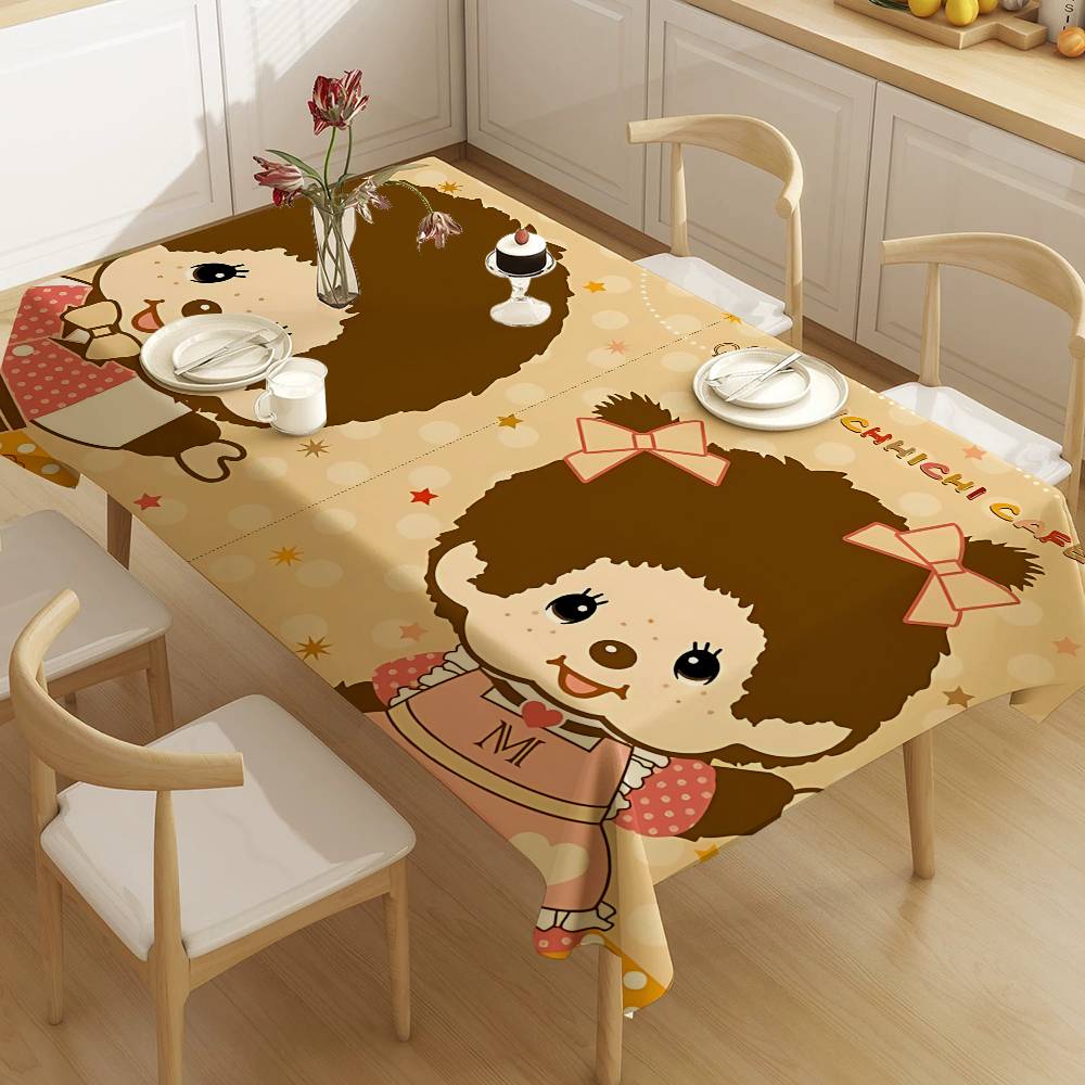 Home Textiles Today News - Popüler Logo M-Monchhichi Moda Masa Örtüsü
