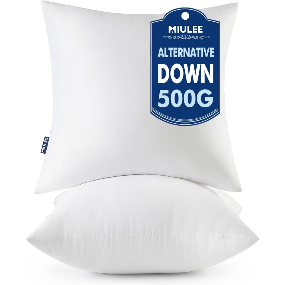 Pillow Insert 18X18 - Yastık İçleri, 2'li Paket 18x18 İnç