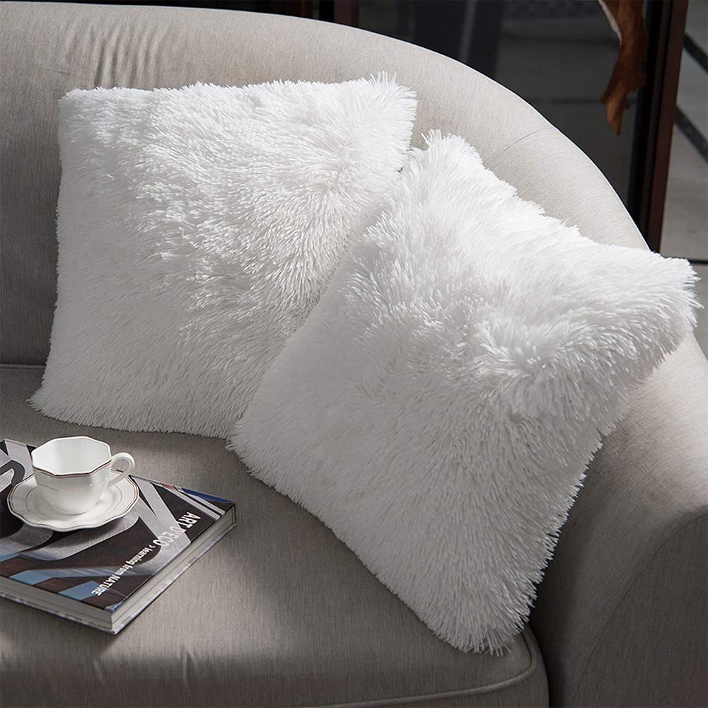 Pillow Insert 18X18 - Lüks Yumuşak Suni Kürk Polar Yastık