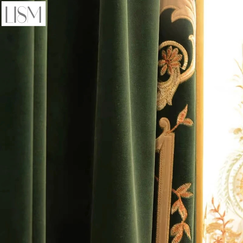 Home Textiles Luxury Curtains - Avrupa Lüks Perdeleri Oturma Odaları Yemek