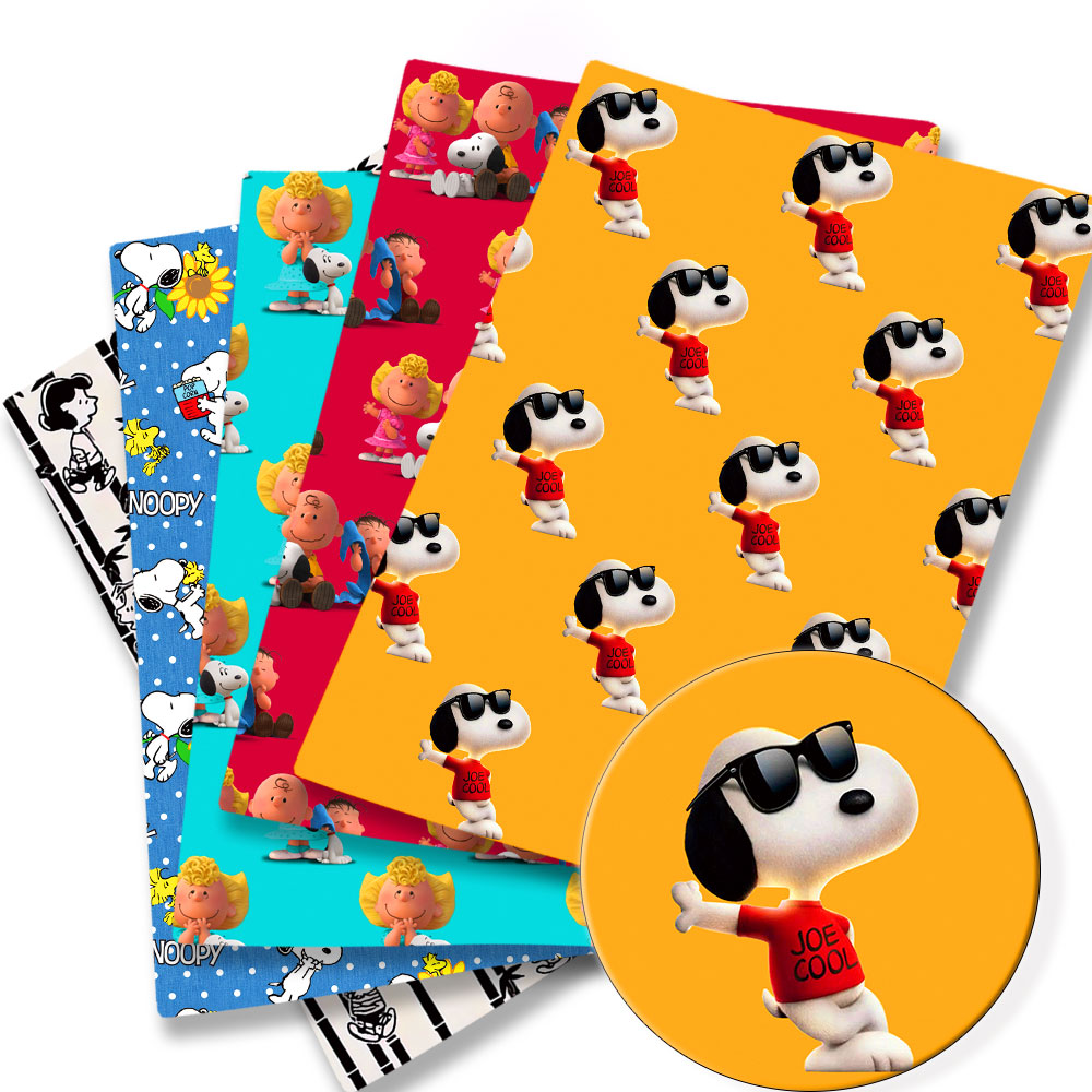 Home Textiles Curtains - TAKARA TOMY Snoopy kumaş140x50CM Karikatür Polyester