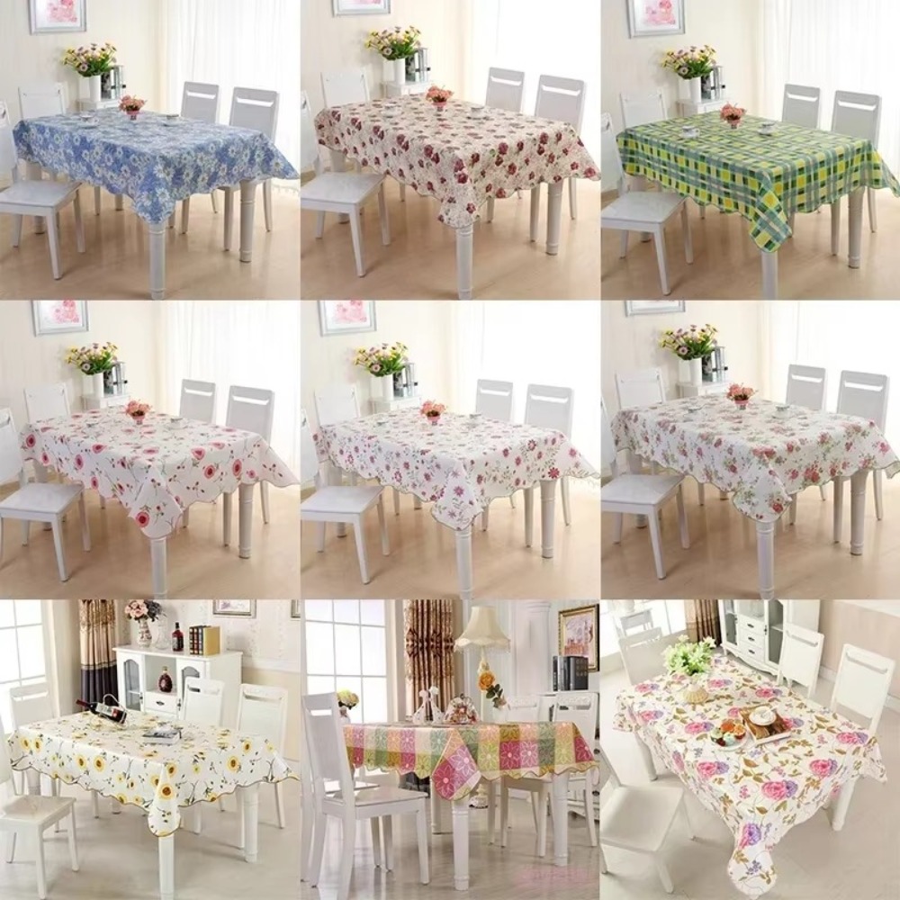 Home Textiles Today News - Su geçirmez PVC Masa Örtüsü Ev