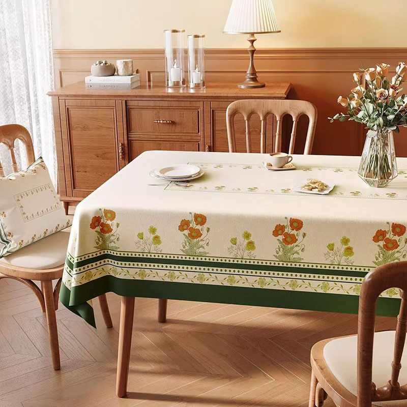 Home Textiles Today News - Amerikan Pastoral PVC Su Geçirmez Masa