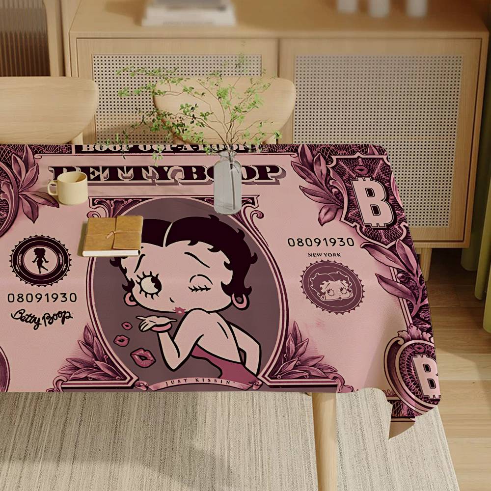 B-Betty Girl B-Boop Masa Örtüs - Home Textiles Today News incelemesi ve fiyatı
