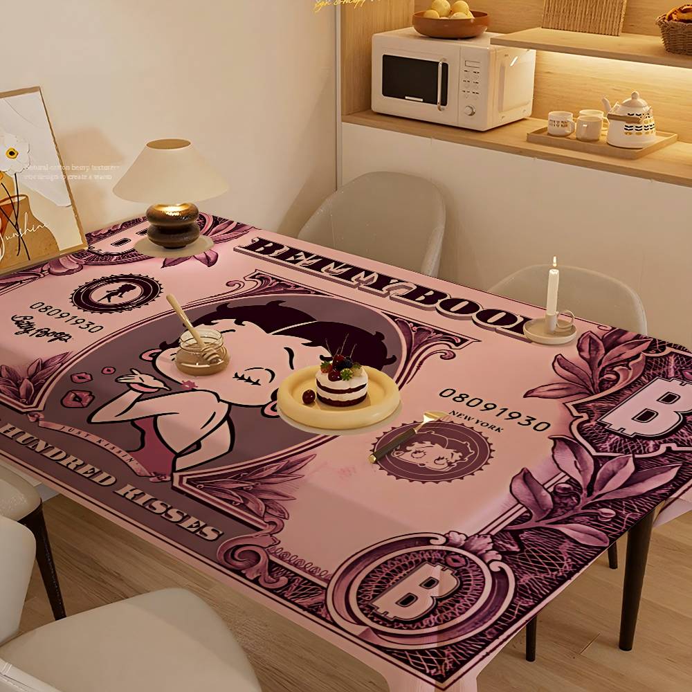 B-Betty Girl B-Boop Masa Örtüs - Home Textiles Today News incelemesi ve fiyatı