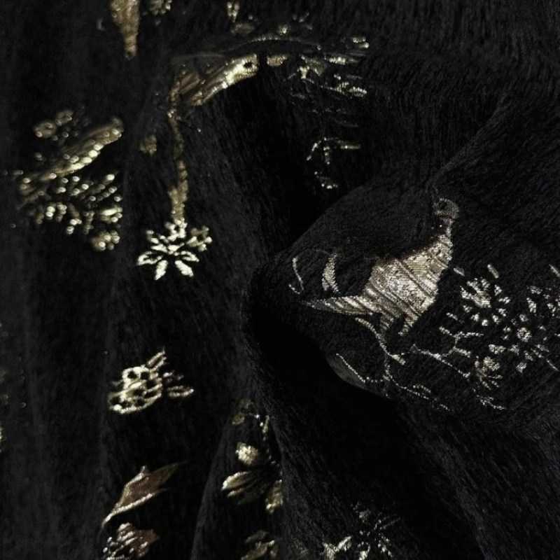 Altın İplik Şönil Jakarlı Kaba - Home Textiles Luxury Curtains incelemesi ve fiyatı