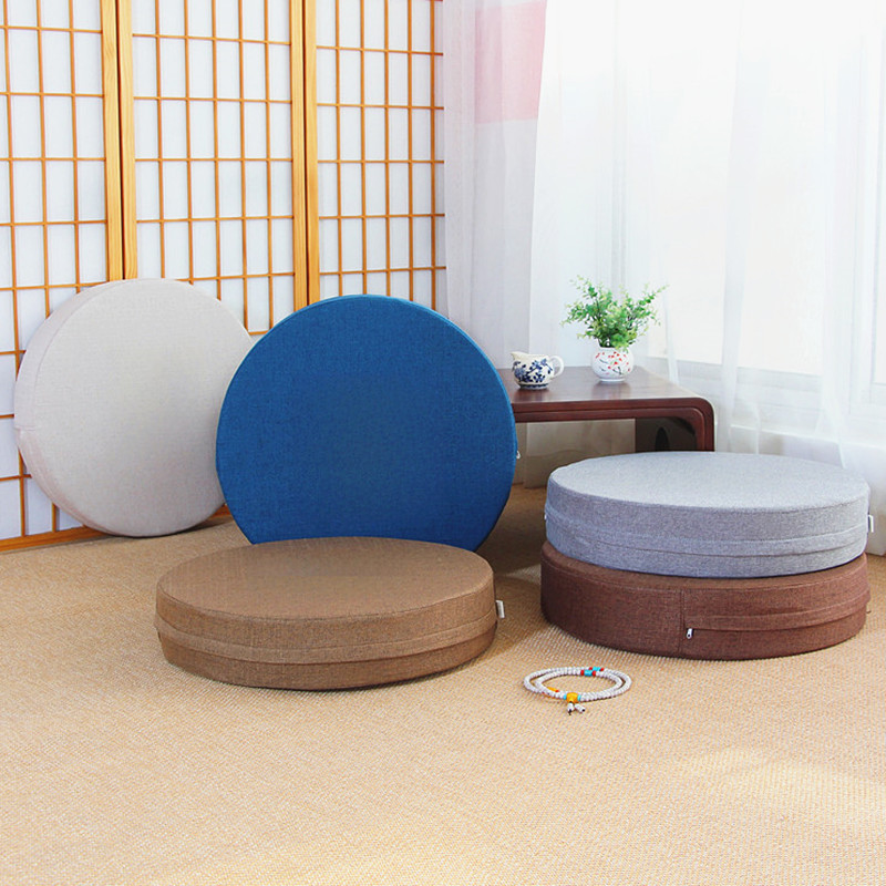 40x6cm Keten Tatami Meditasyon - Floor Cushion Pouf incelemesi ve fiyatı