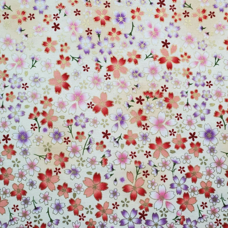 Pamuk Altın Folyo Baskılı Kuma - Japanese Home Textiles incelemesi ve fiyatı