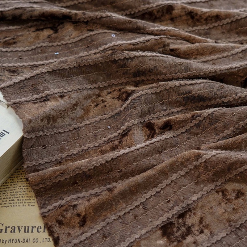 Kadife Dantel Şerit Kumaş Nakı - Home Textiles Luxury Curtains incelemesi ve fiyatı