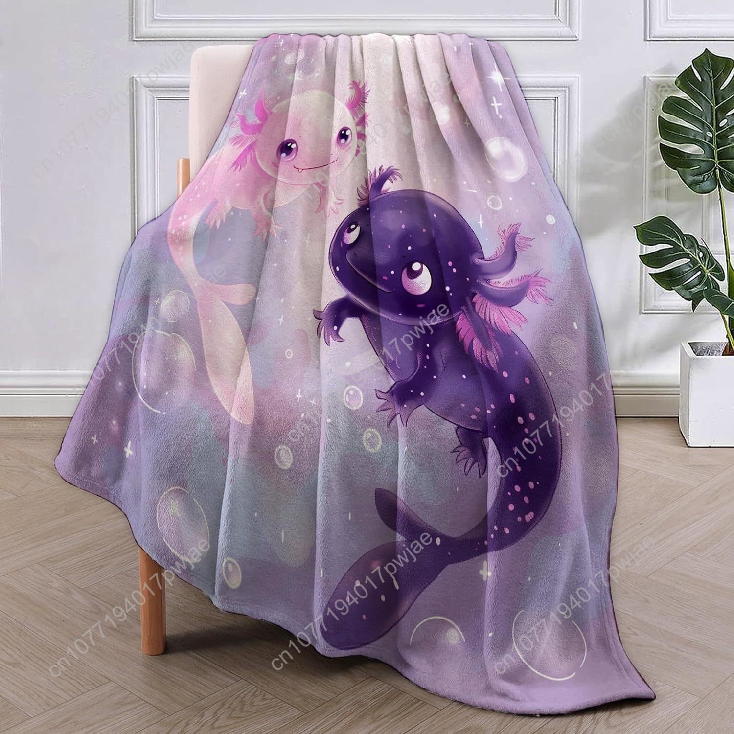 Axolotl Battaniyesi Sevimli Ax - Home Textiles Usa incelemesi ve fiyatı