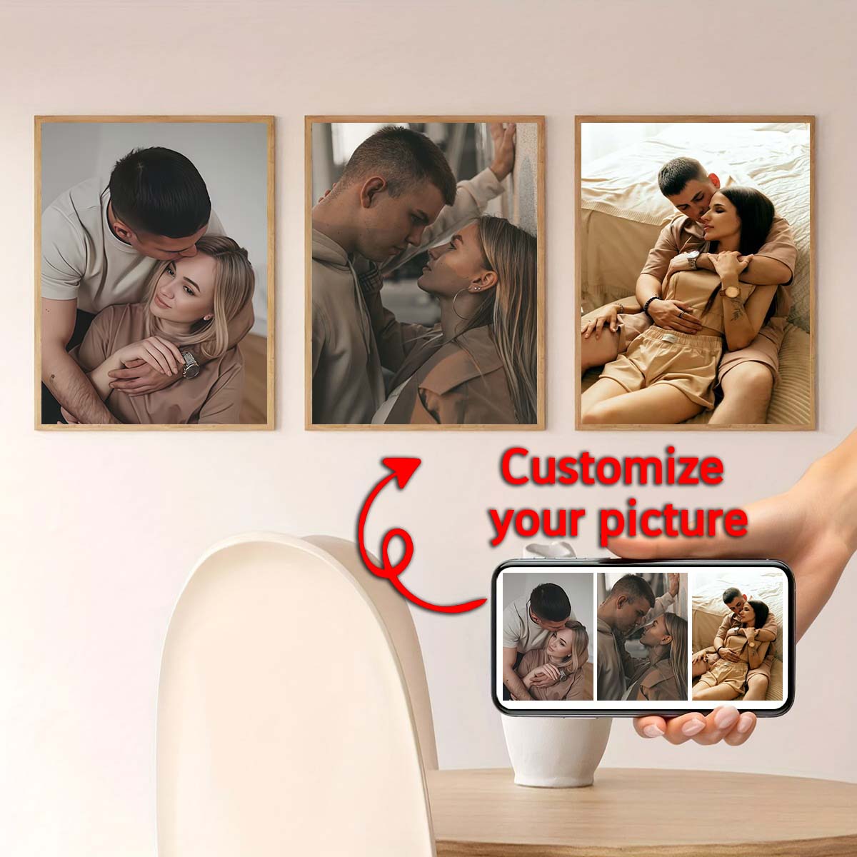 Triptik - 2D özel fotoğraf ahş - Home Textiles Fabric incelemesi ve fiyatı