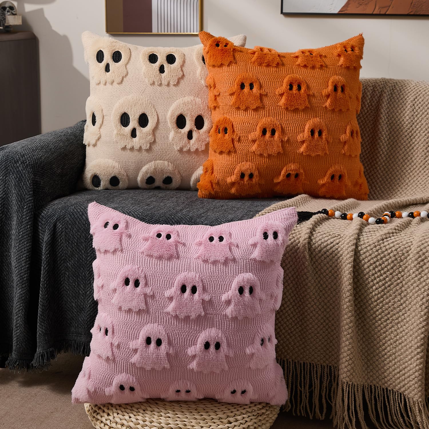 Cadılar bayramı yastık kılıfla - Pillow Insert 18X18 incelemesi ve fiyatı