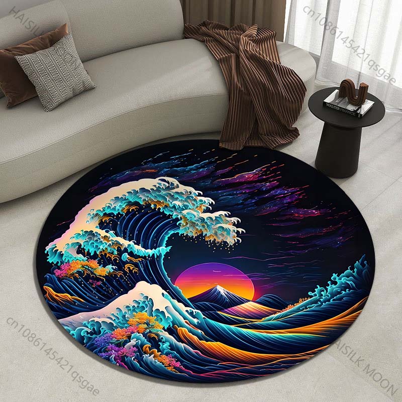Retro japon Kanagawa dalgalar  - Japanese Home Textiles incelemesi ve fiyatı