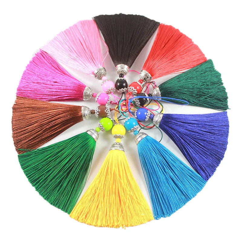 2/5 adet 8CM ipek püskül ile a - Home Ec Textiles incelemesi ve fiyatı