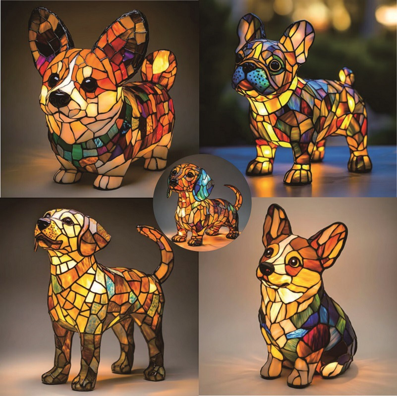 LED 3D Sevimli Corgi/Pug/Kedi  - Home Textiles France incelemesi ve fiyatı