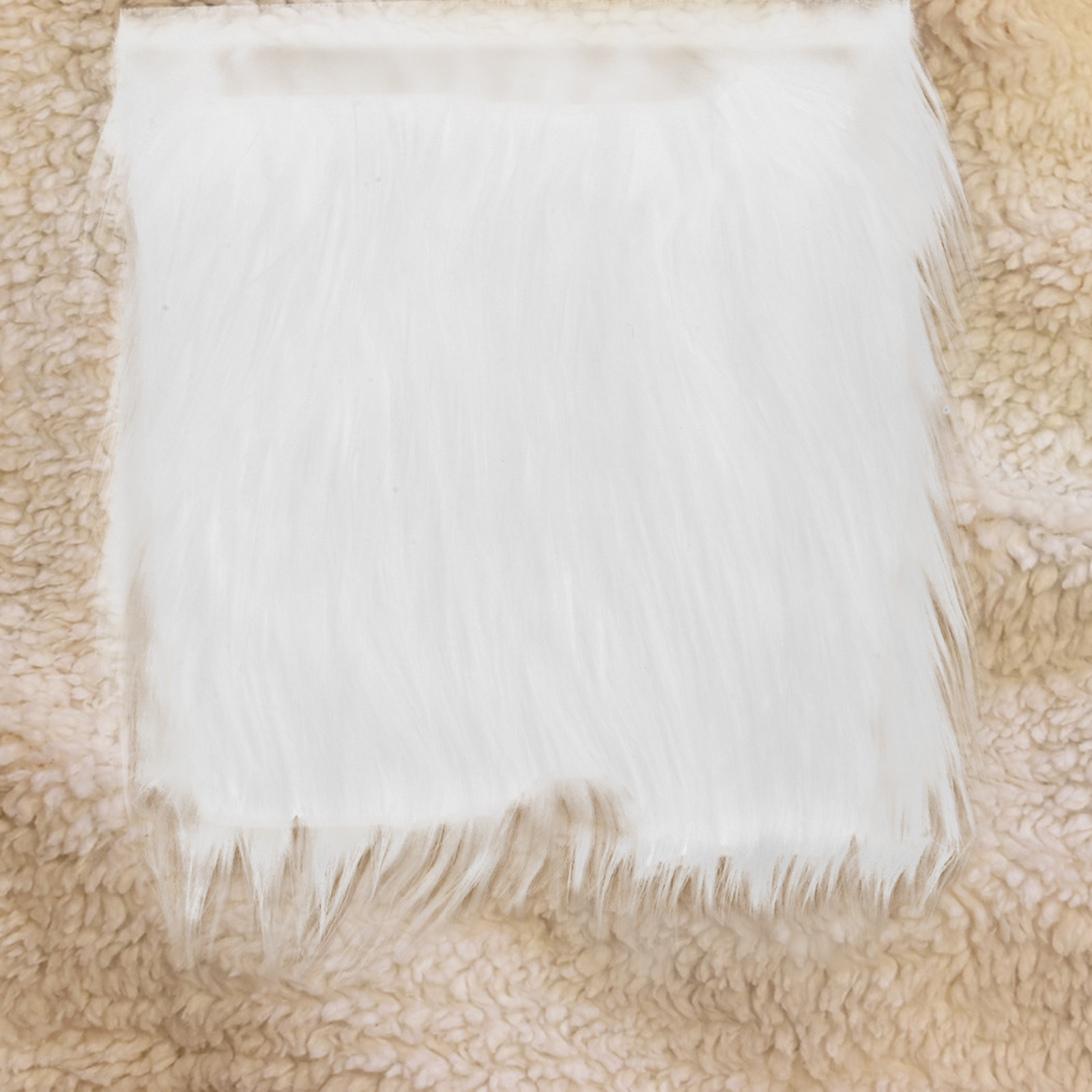 2 adet kare uzun saç suni kuma - Home Textiles Fabric incelemesi ve fiyatı