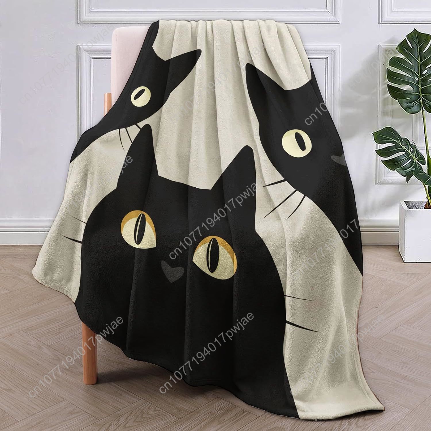 Komik Kedi Battaniyesi Kadınla - Home Textiles Usa incelemesi ve fiyatı