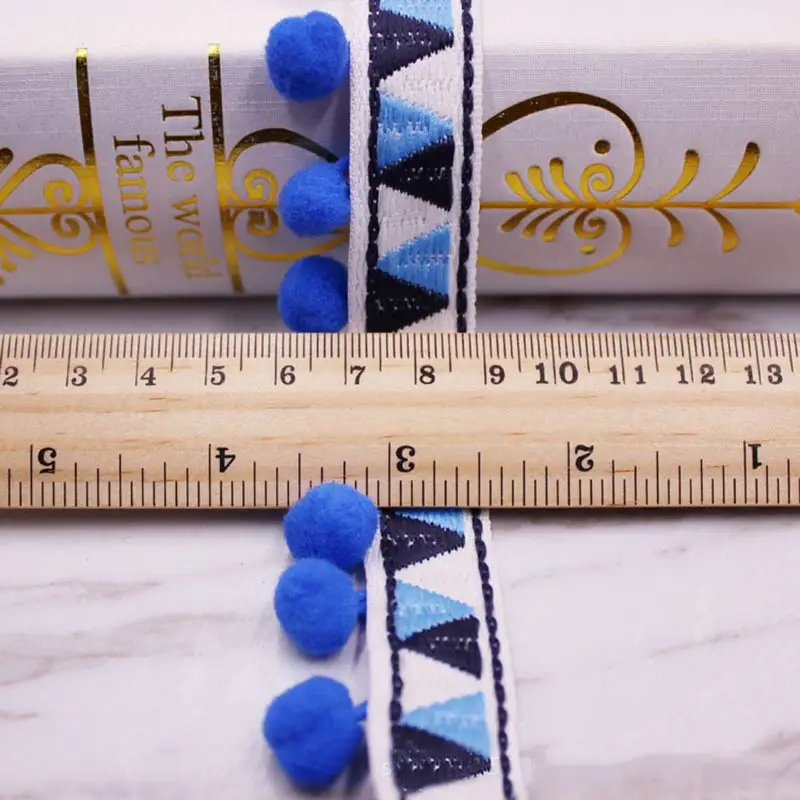 1-10Yards ponponlar dantel Tri - Home Ec Textiles incelemesi ve fiyatı