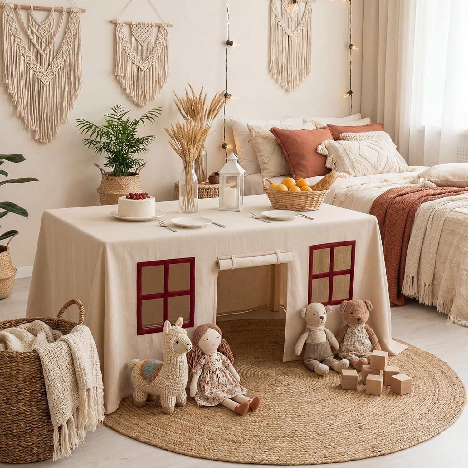 Büyük Masa Örtüsü Oyun Odası Ç - Home Textiles Today News incelemesi ve fiyatı