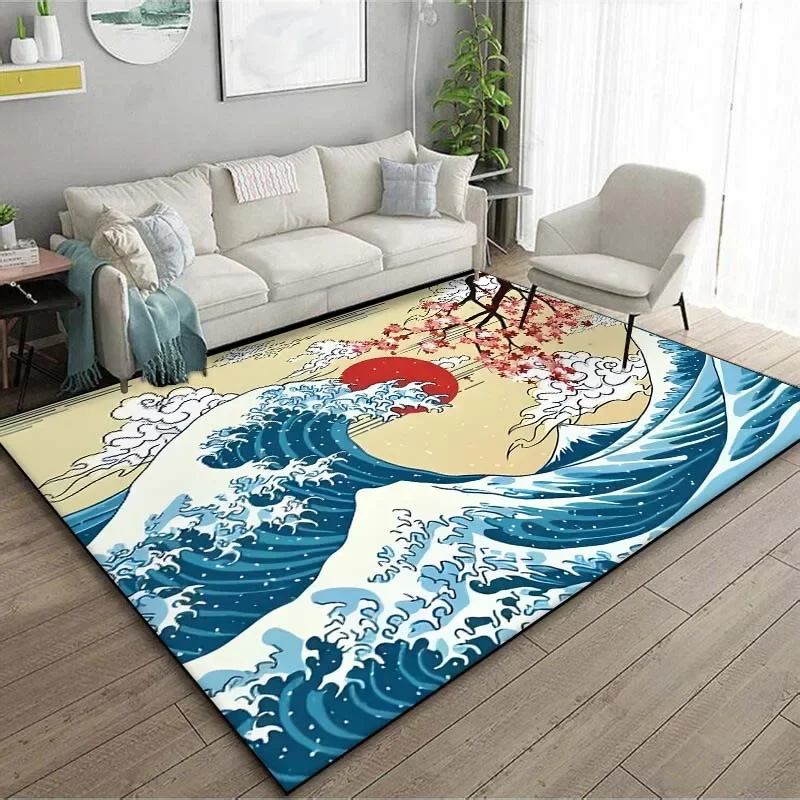 Japon Sanatı Kanagawa Dalgalar - Japanese Home Textiles incelemesi ve fiyatı
