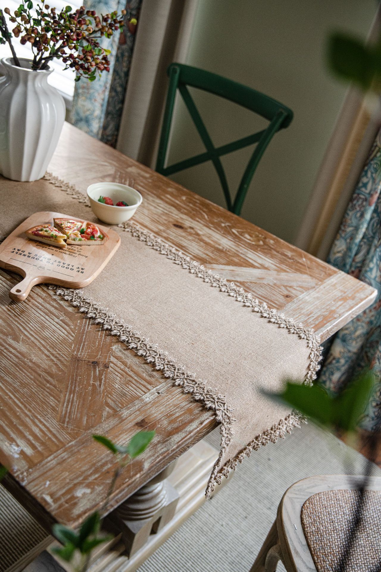 Yeni Basit Dantel Doğal Vintag - Home Textiles Today News incelemesi ve fiyatı