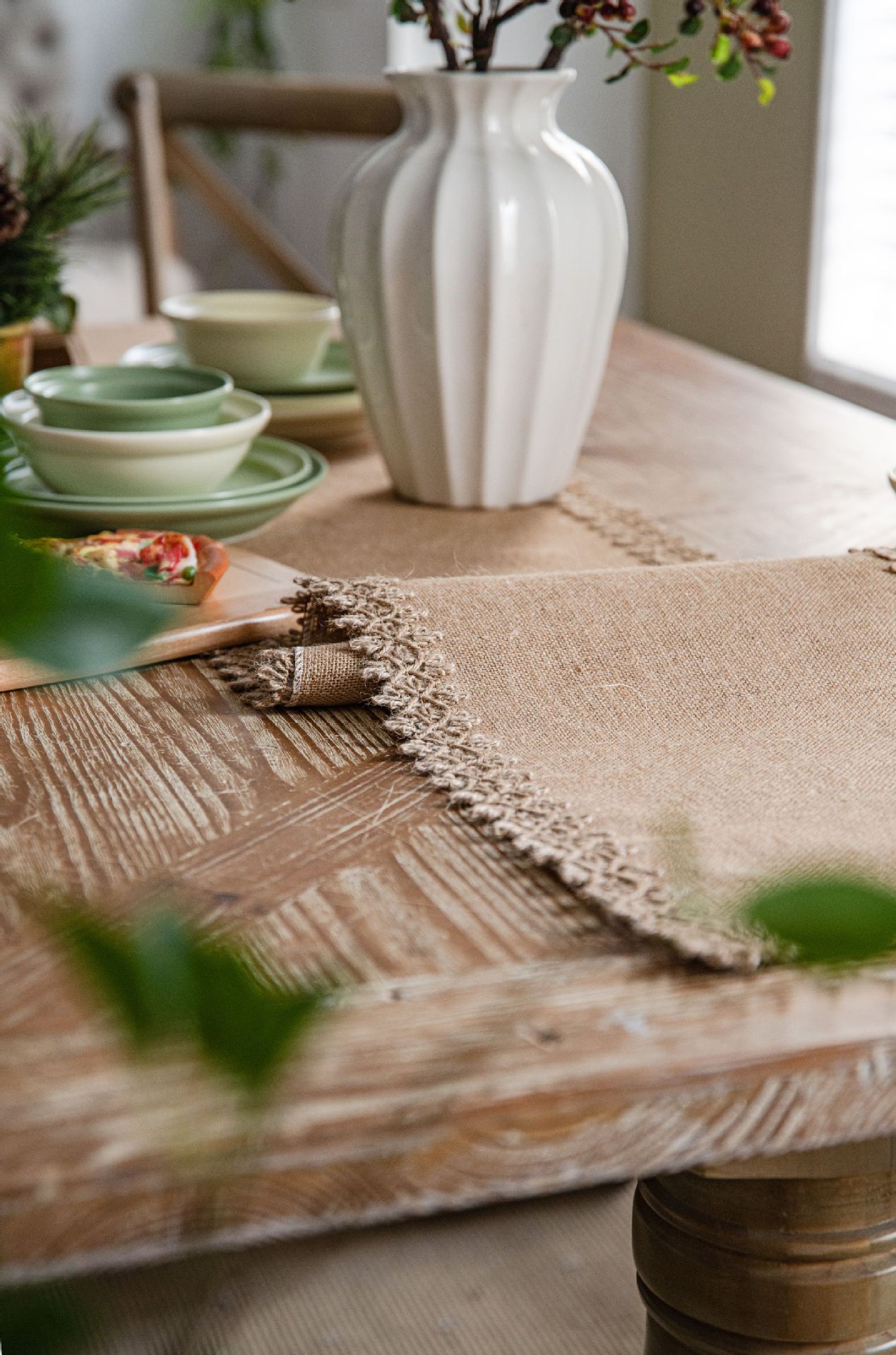 Yeni Basit Dantel Doğal Vintag - Home Textiles Today News incelemesi ve fiyatı