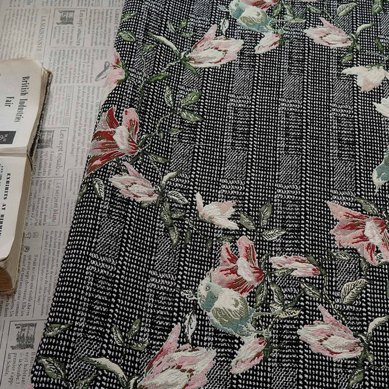 Avrupa Rölyef Çiçekli Kuş Jaka - Home Textiles Luxury Curtains incelemesi ve fiyatı