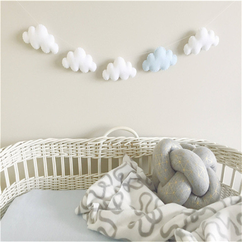 Iskandinav Keçe Bulut Garlands - Home Textiles Curtains incelemesi ve fiyatı